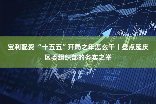 宝利配资 “十五五”开局之年怎么干丨盘点延庆区委组织部的务实之举